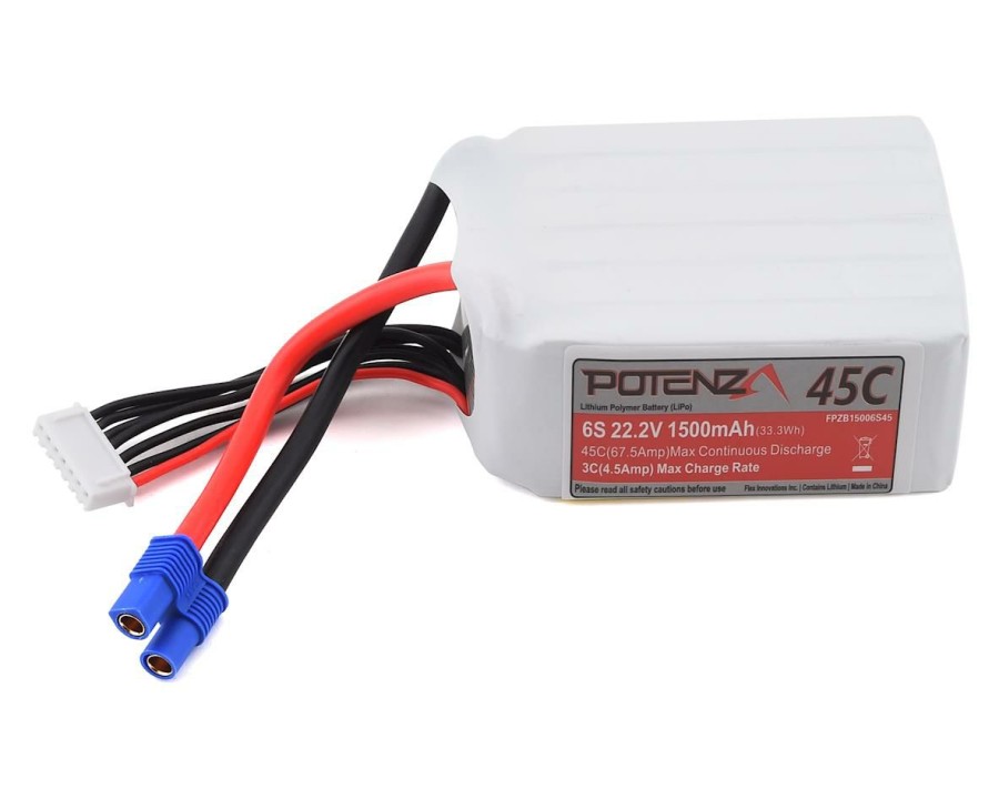 Batteries * | Flex Innovations 6S Lipo Battery 45C (22.2V/1500Mah) W/Ec3 Connector