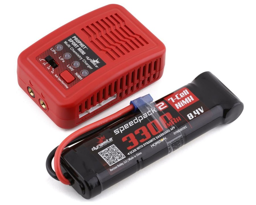 Batteries * | Dynamite Powerstage Prophet Sport Charger W/7 Cell Nimh Battery