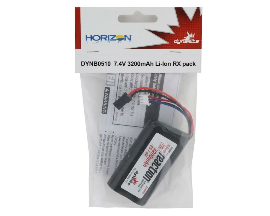 Batteries * | Dynamite Li-Ion 2S Receiver Battery Pack (7.4V/3200Mah)