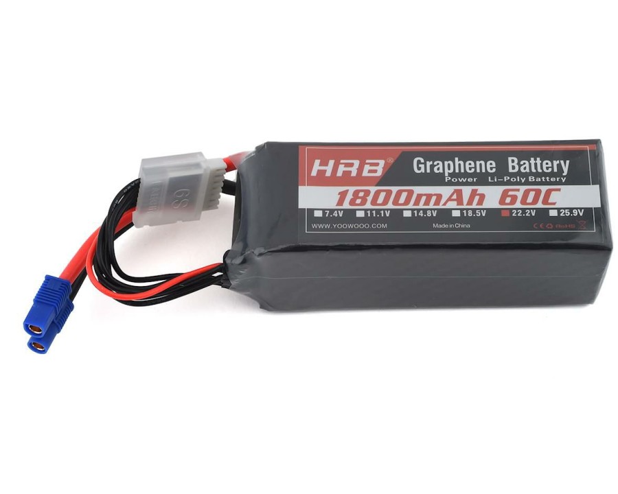 Batteries * | Hrb 6S 60C Graphene Lipo Battery (22.2V/1800Mah) W/Ec-3 Connector