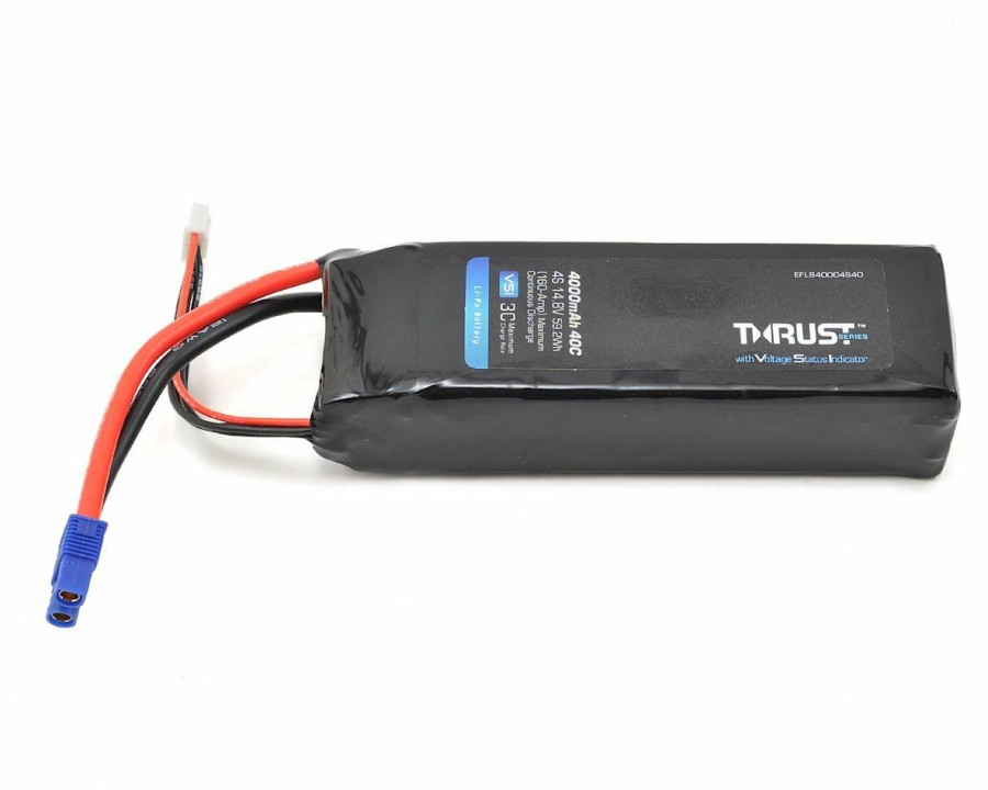 Batteries * | E-Flite 4S 40C Thrust Vsi Lipo Battery (14.8V/4000Mah) W/Ec3 Connector