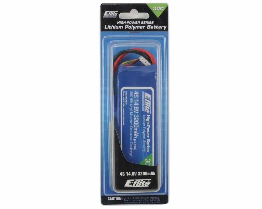 Batteries * | E-Flite 4S Lipo Battery 30C (14.8V/3200Mah) W/Ec3 Connector