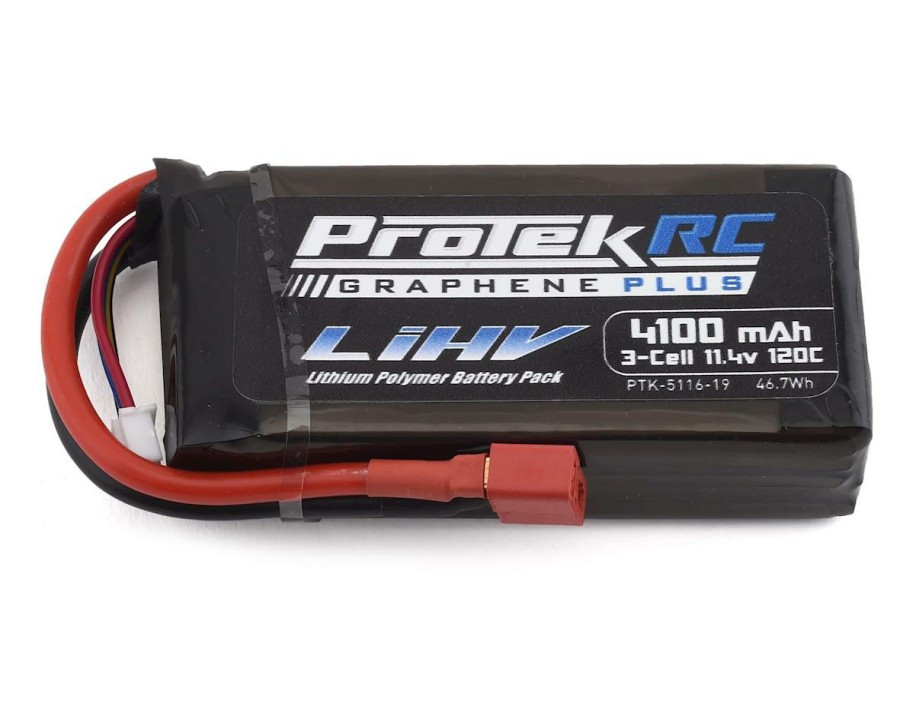 Batteries * | Protek Rc 3S 120C Si-Graphene + Hv Shorty Lipo Battery (11.4V/4100Mah) W/T-Style Connector