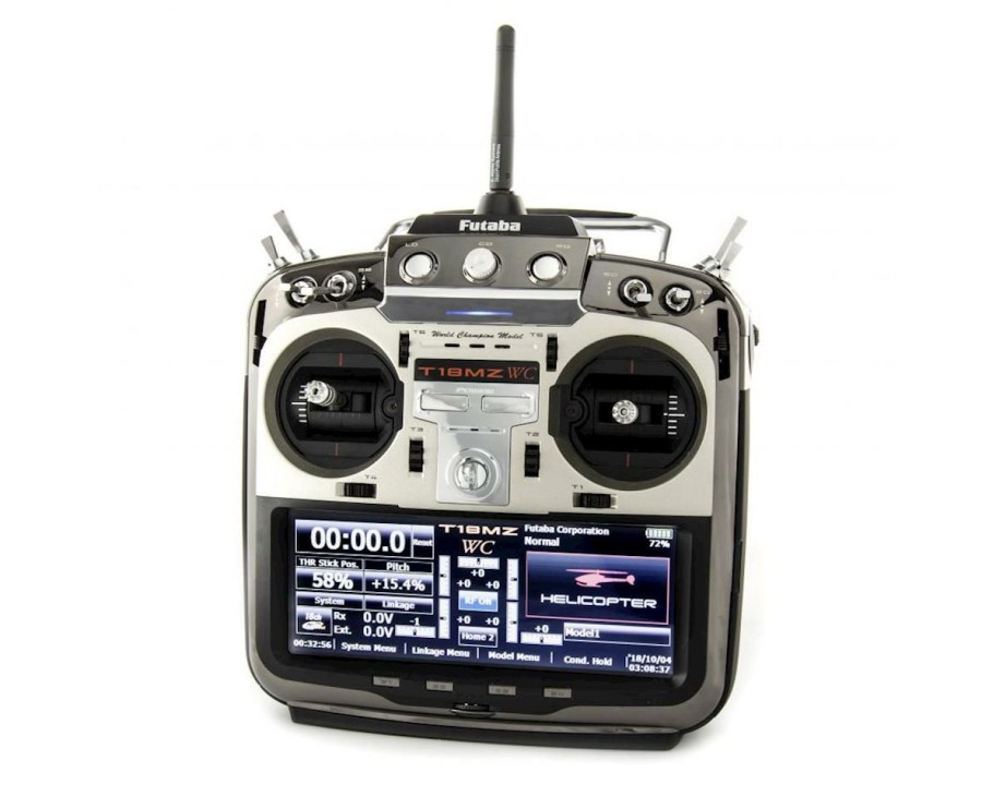 Electronics * | Futaba 18Mz 2.4Ghz Fasst 18 Channel Radio System (Heli) W/2X R7008Sb Receiver