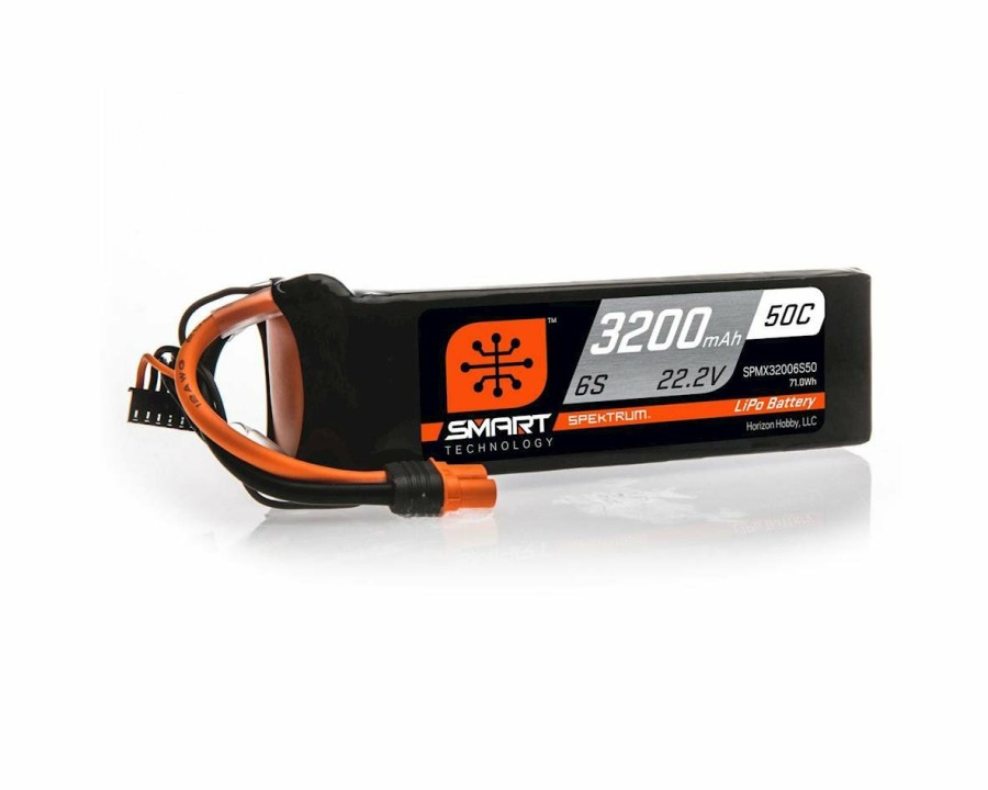 Batteries * | Spektrum Rc 6S Smart 50C Lipo Battery Pack W/Ic5 Connector (22.2V/3200Mah)