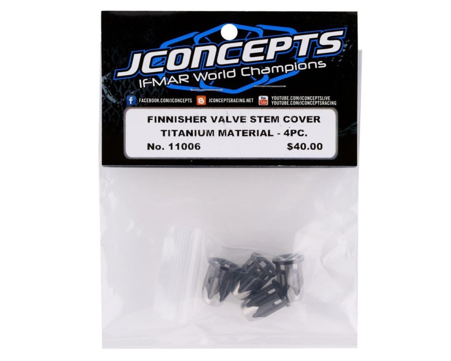 Parts * | Jconcepts Finnisher Titanium Full-Size Value Stem Cover (4)