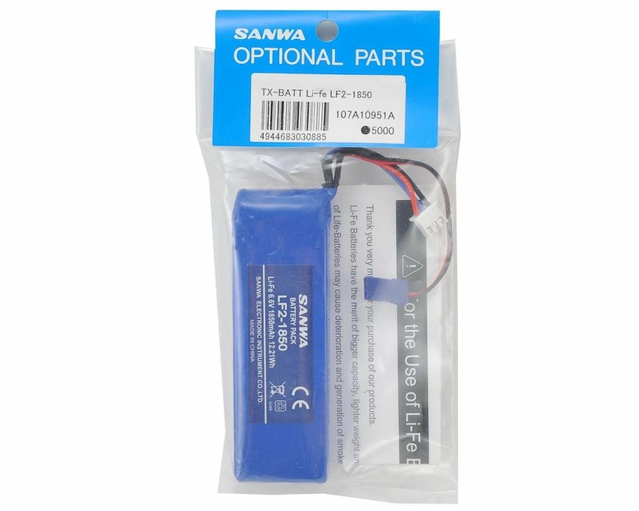 Batteries * | Sanwa/Airtronics Lf2-1850 2S Life Transmitter Battery (6.6V/1850Mah) (Mt4, M12)