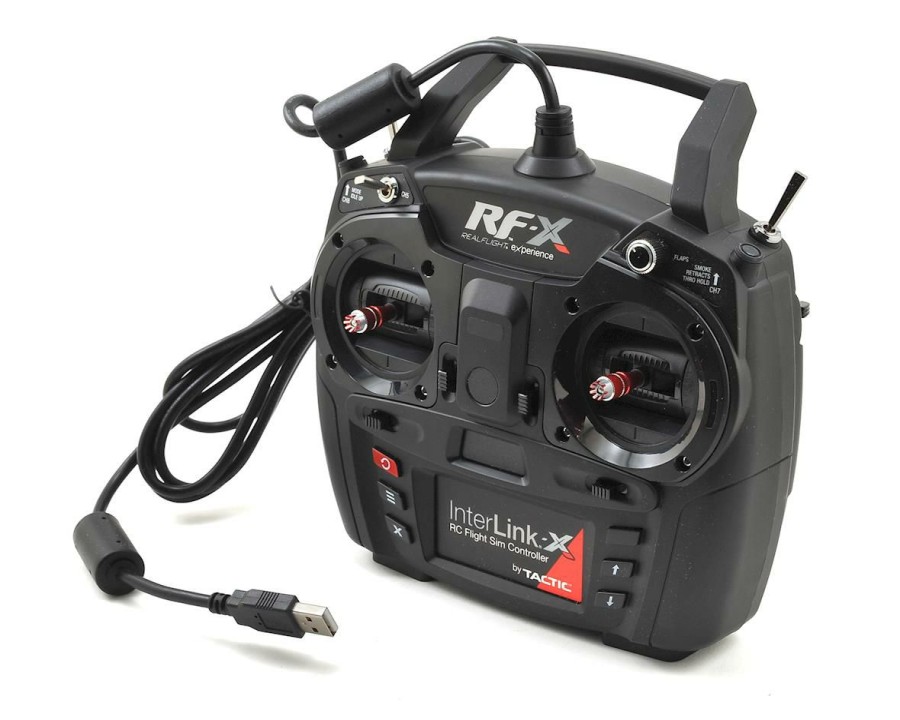 Learning * | Realflight Rf8 Interlink-X Transmitter (Works With Rf-X)