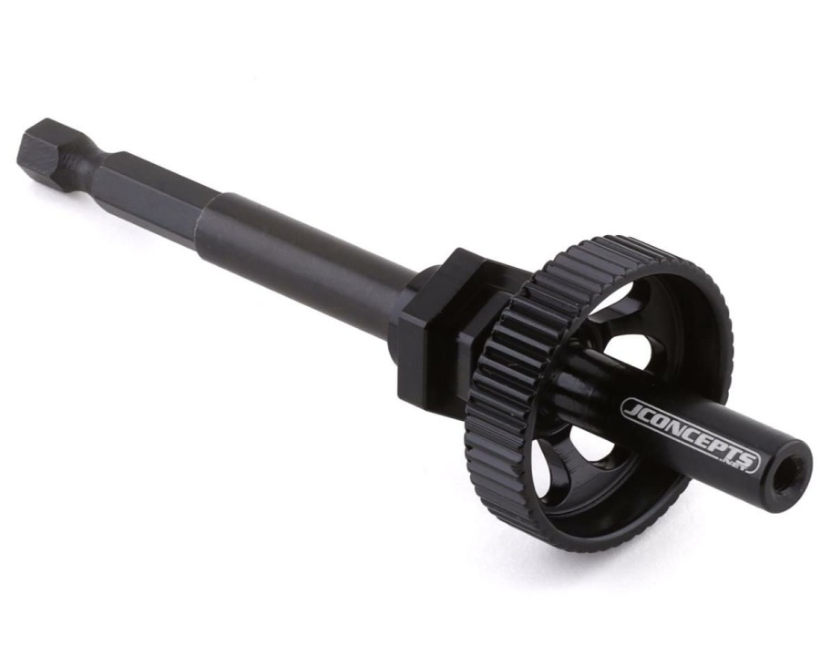 Maintenance * | Jconcepts Tire Break-In Drill Adaptor Kit (Black) (12Mm/17Mm)