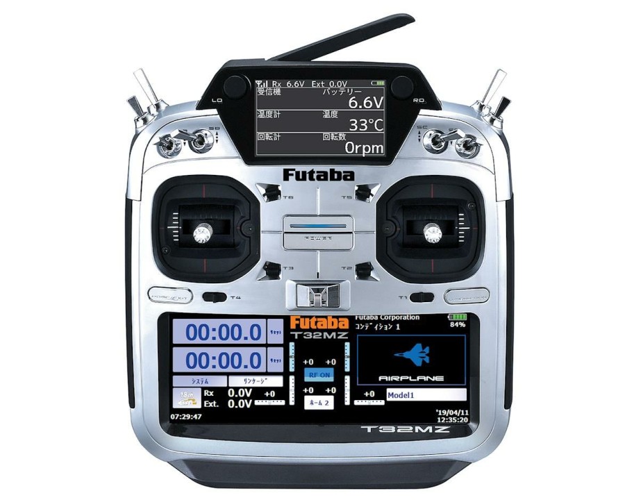 Electronics * | Futaba 32Mz 2.4Ghz Fasstest 18 Channel Radio System (Heli) W/R7108Sb Receiver