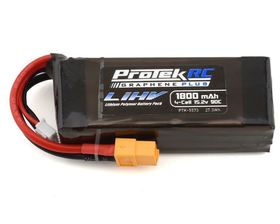 Batteries * | Protek Rc 4S 90C Si-Graphene + Hv Lipo Battery W/Xt60 Connector (15.2V/1800Mah)