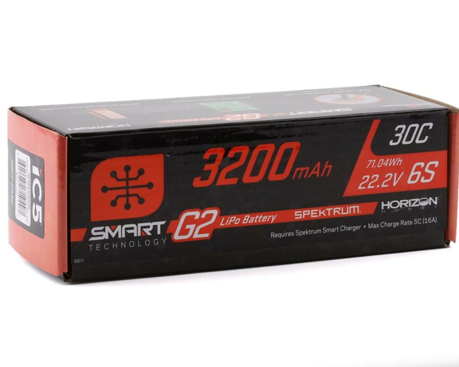 Batteries * | Spektrum Rc 6S Smart G2 Lipo 30C Battery Pack (22.2V/3200Mah) W/Ic5 Connector