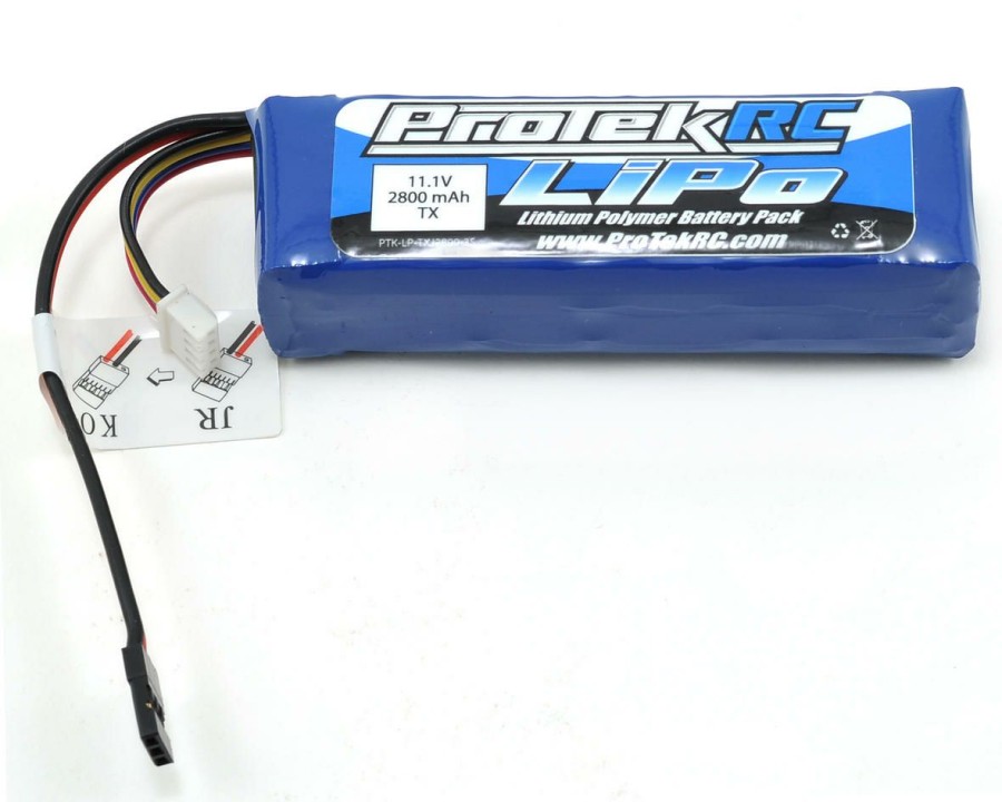 Batteries * | Protek Rc Lipo Transmitter Battery (11.1V/2800Mah) (Futaba/Jr/Spektrum/Ko)