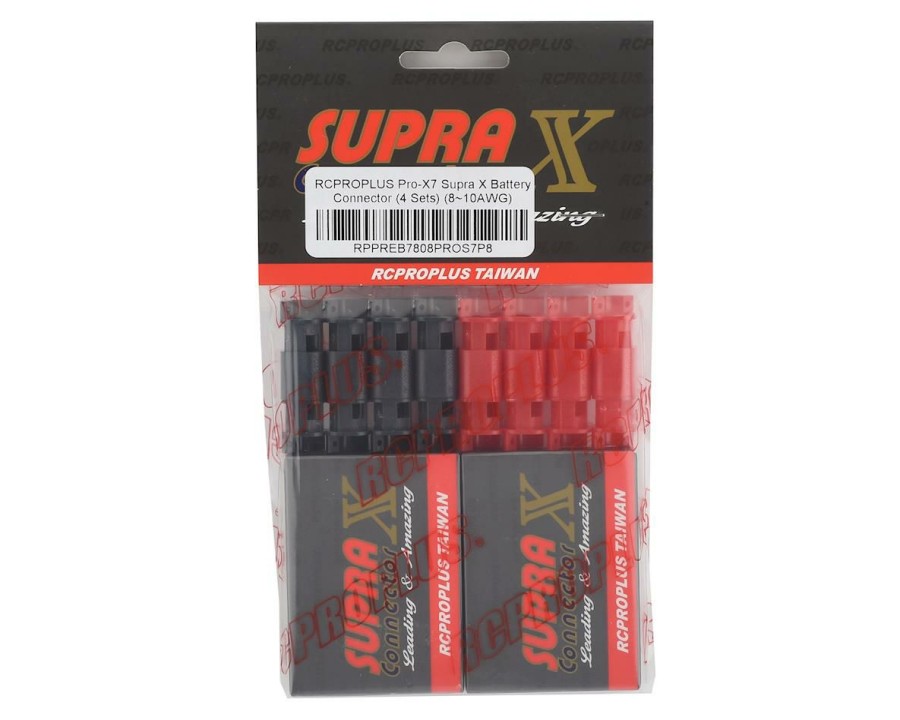 Electronics * | Rcproplus Pro S7 Supra X Battery Connector (4 Sets) (8~10Awg)