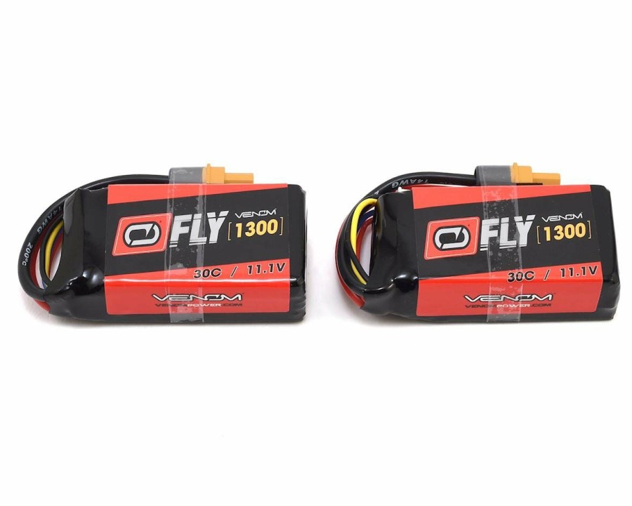 Batteries * | Venom Power 3S 30C Lipo Battery W/Uni 2.0 Connectors (11.1V/1300Mah) (Two Pack)