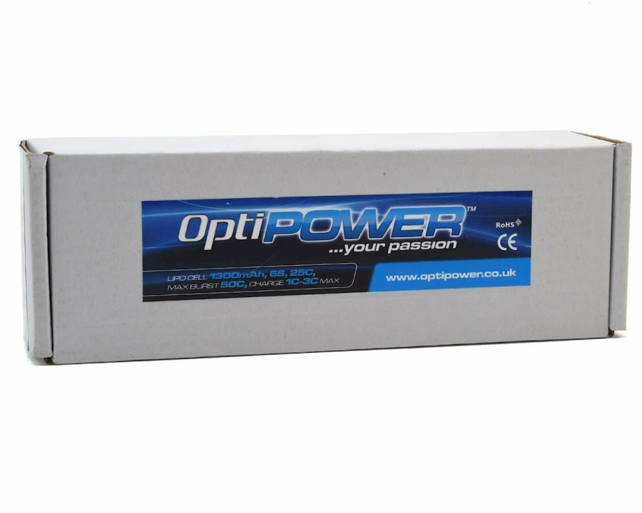 Batteries * | Optipower 6S 25C Lipo Battery (22.2V/1300Mah)