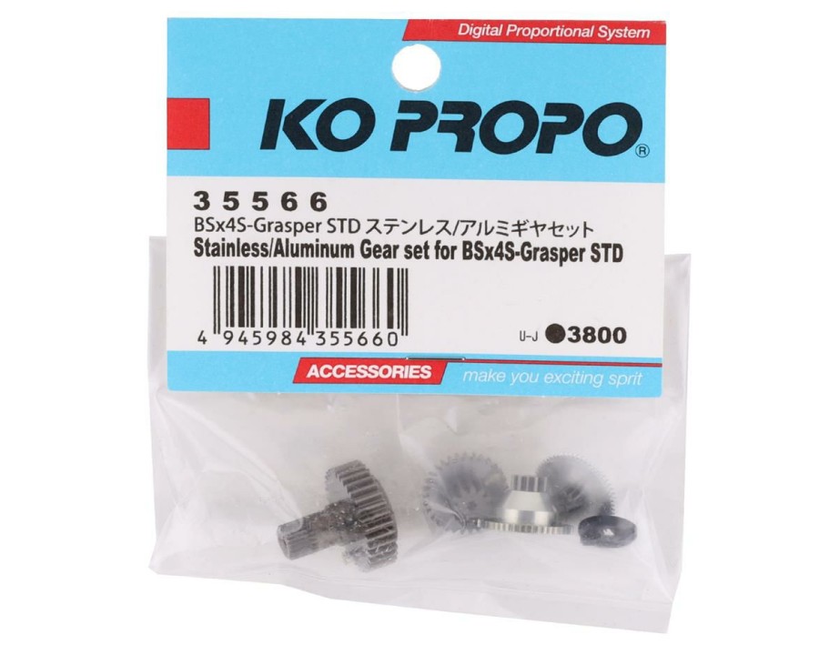 Parts * | Ko Propo Bsx4S-Grasper Std Aluminum Gear Set