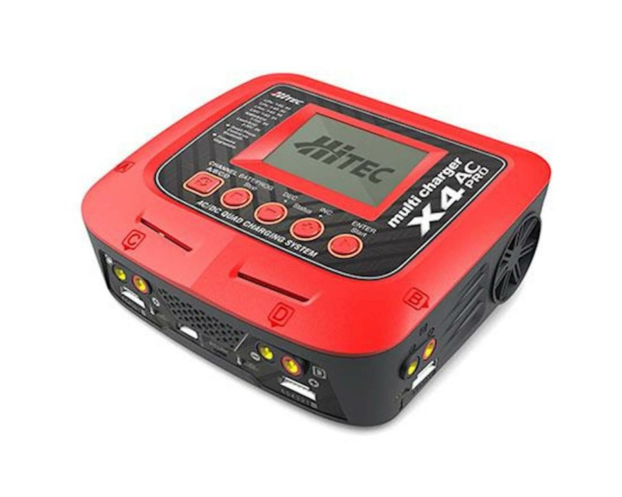 Charging * | Hitec X4 Ac Pro Four Port Ac/Dc Multicharger (6S/10A/300W)