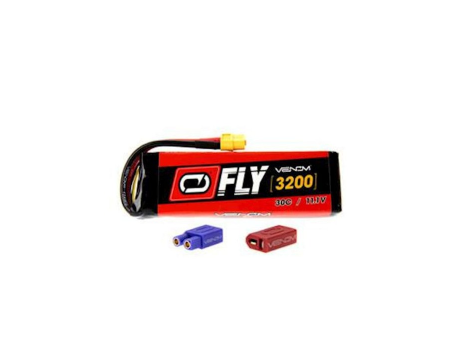 Batteries * | Venom Power 3200Mah 3S 11.1V 30C Lipo , Uni 2.0