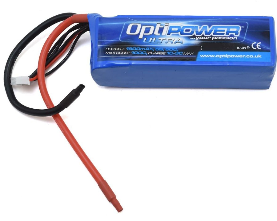 Batteries * | Optipower 5S 50C Lipo Battery (18.5V/1800Mah)