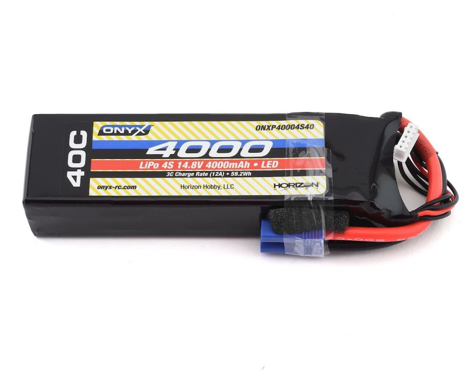 Batteries * | Onyx 4S 40C Lipo Battery W/Ec5 & Led (14.8V/4000Mah)