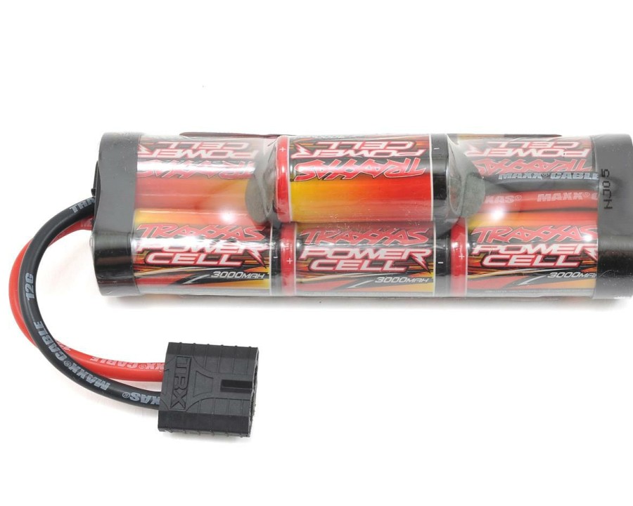 Charging * | Traxxas 7-Cell Nimh Battery/Charger Completer Pack W/One Power Cell 3000Mah 8.4V Hump Battery