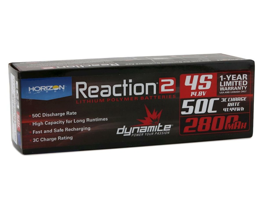 Batteries * | Dynamite Reaction 2.0 4S 50C Lipo Battery W/Ec5 (14.8V/2800Mah)