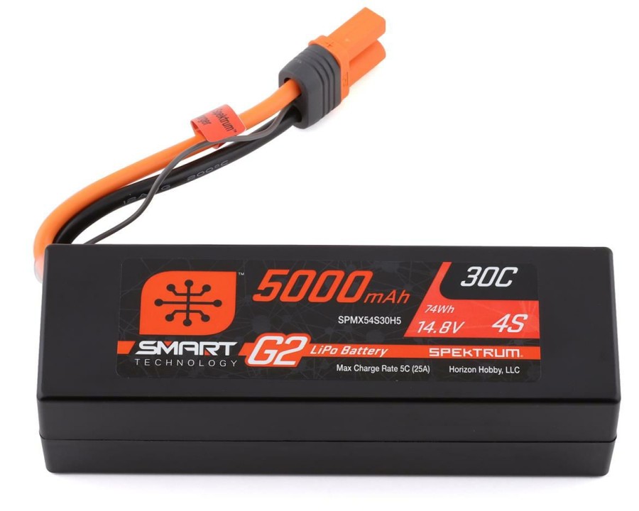 Batteries * | Spektrum Rc 4S Smart G2 Lipo 30C Battery Pack W/Ic5 Connector (14.8V/5000Mah)