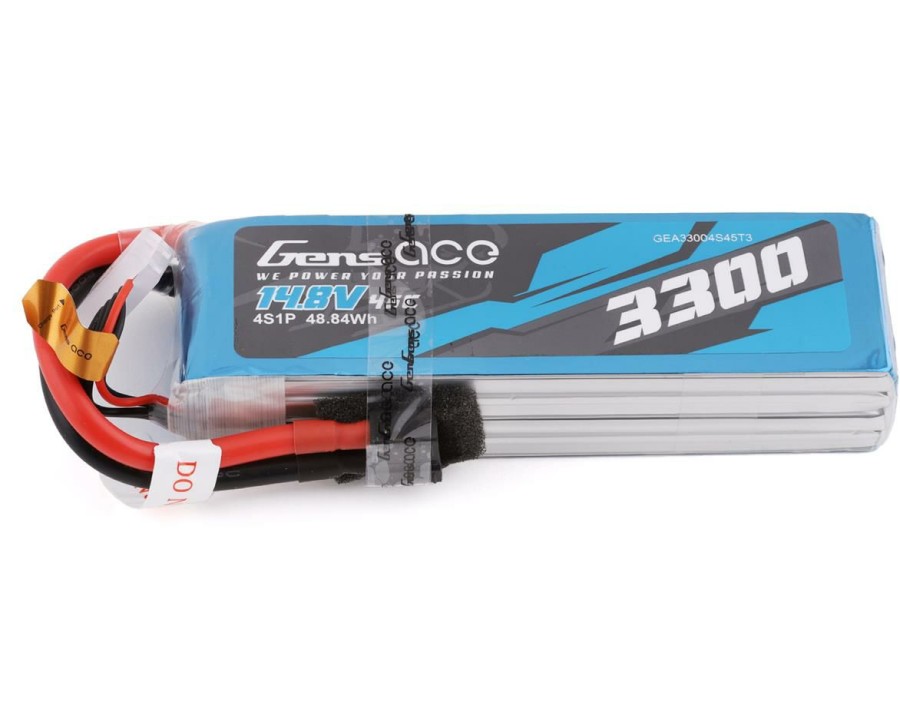 Batteries * | Gens Ace 4S Lipo Battery Pack 45C (14.8V/3300Mah) W/Universal Connector