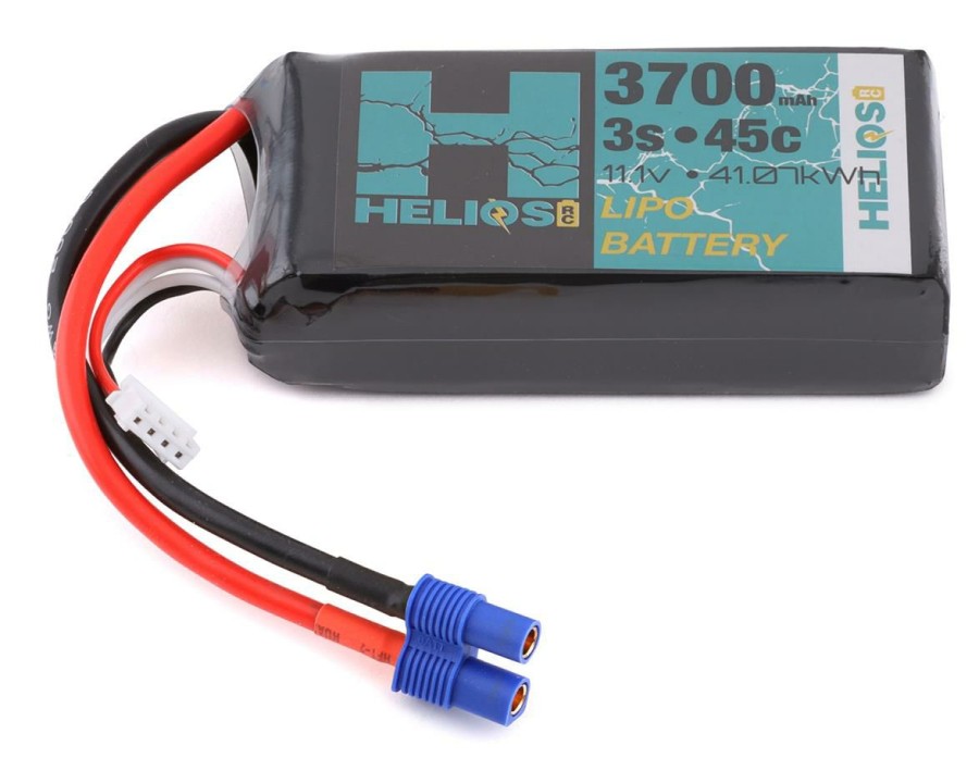 Batteries * | Helios Rc 3S 45C Shorty Lipo Battery W/Ec3 Connector (11.1V/3700Mah)