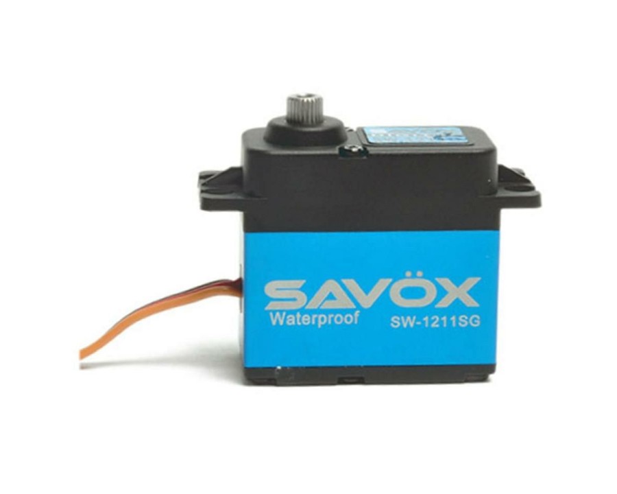 Electronics * | Savox Sw-1211Sg Waterproof Aluminum Case Digital Steel Gear Servo (High Voltage)