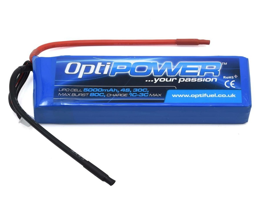 Batteries * | Optipower 4S 30C Lipo Battery (14.8V/5000Mah)