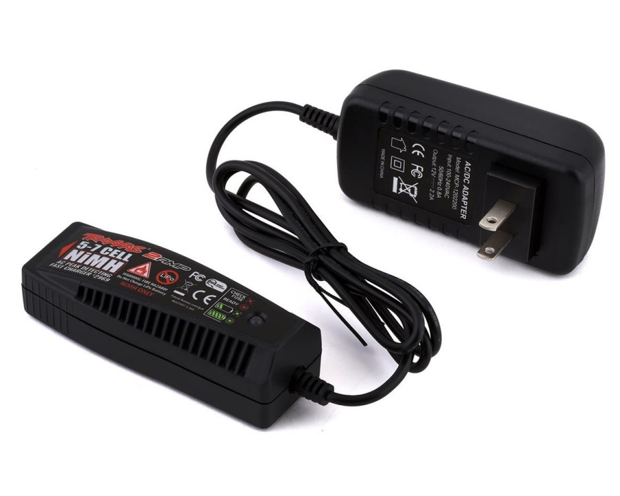 Charging * | Traxxas 7-Cell Nimh Battery/Charger Completer Pack W/One Power Cell 3000Mah 8.4V Flat Battery