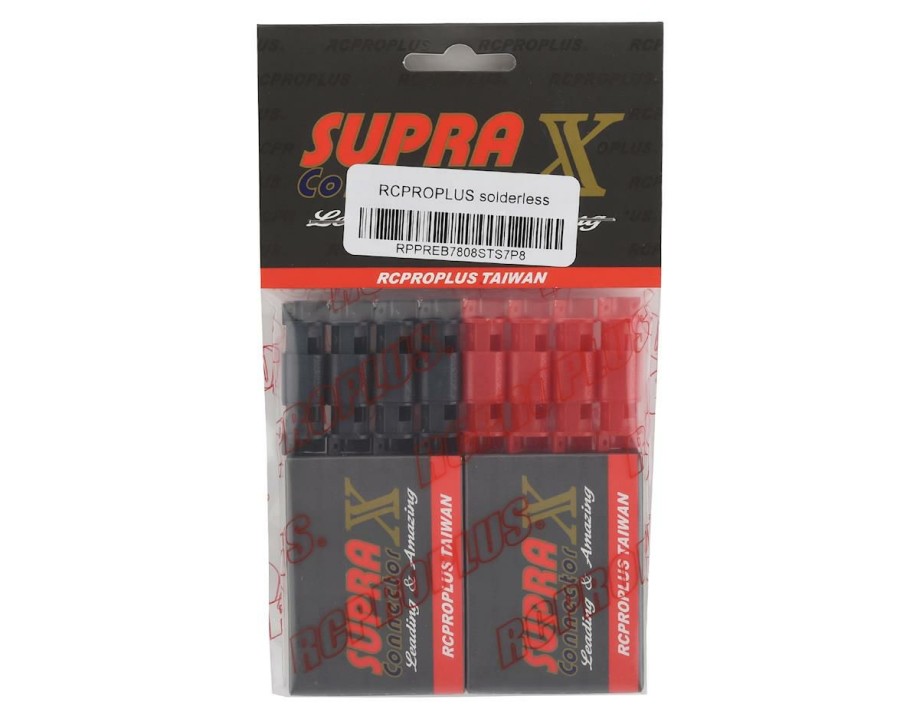 Electronics * | Rcproplus S7 "Solderless" Supra X Battery Connector (4 Sets)