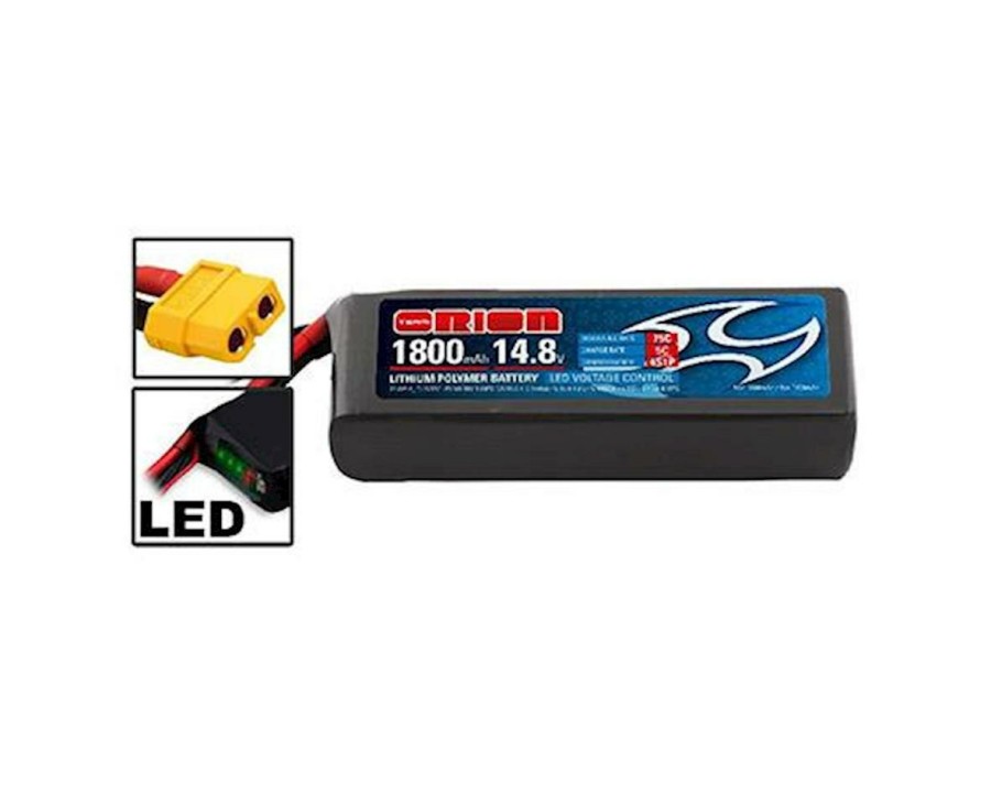 Batteries * | Team Orion Racing Drones Lipo 1800 14.8V 75C W/Xt-60 Connector