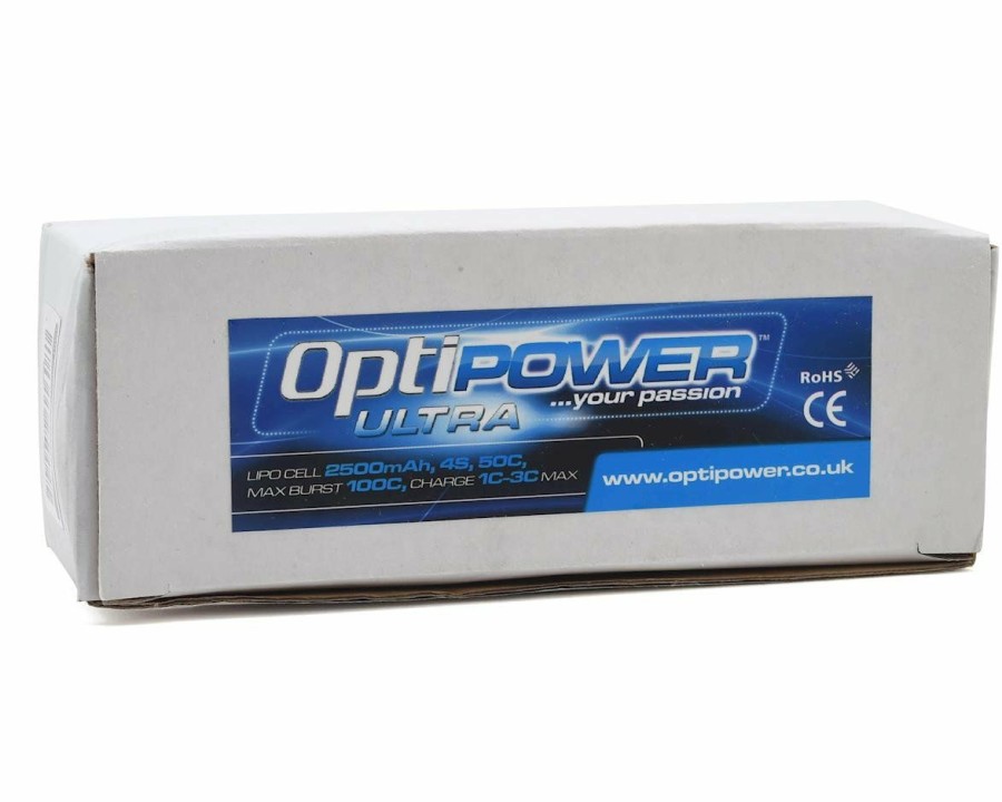 Batteries * | Optipower 4S 50C Lipo Battery (14.8V/2500Mah)