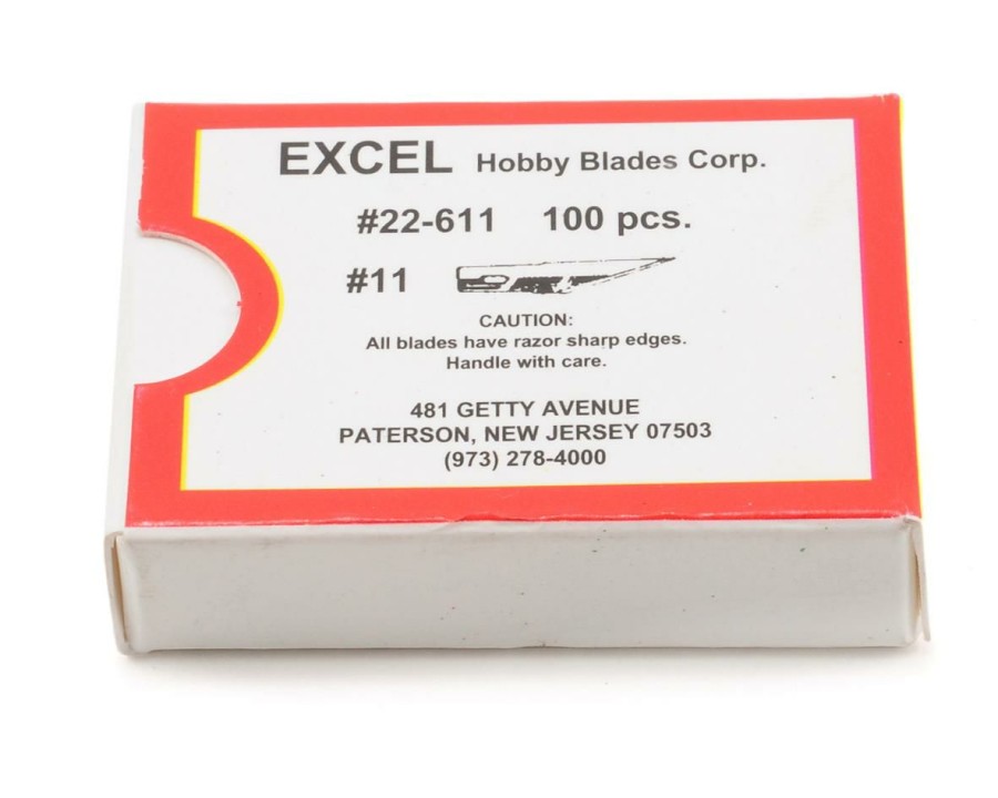 Maintenance * | Excel No. 11 Blades For Exacto/Racer'S Edge Style Hobby Knives (100)