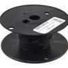 Parts * | Tq Wire 22Awg Triple Black Servo Wire Spool (Black) (25Ft / 7.6M)