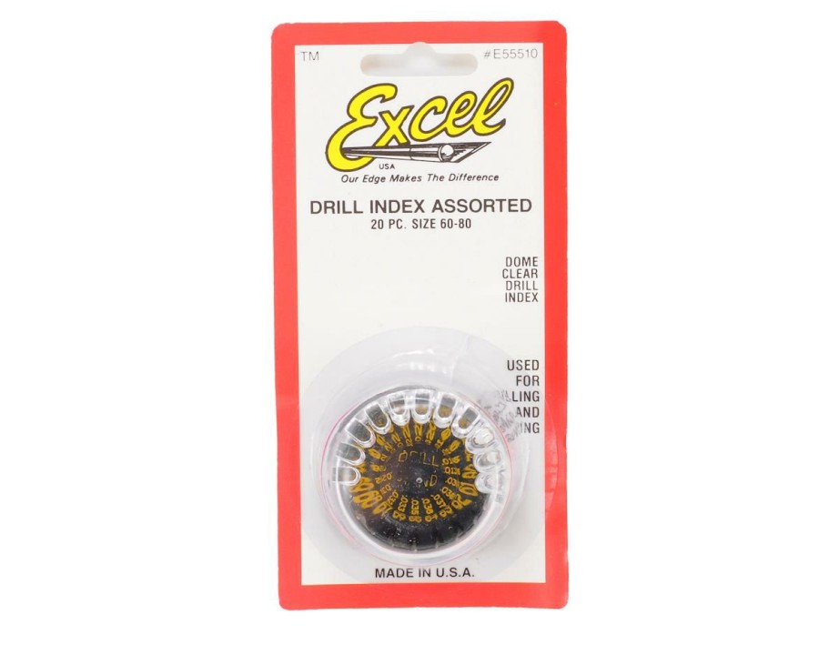 Maintenance * | Excel Drill Bit Assorted, #61-80 (20), Plastic Stand