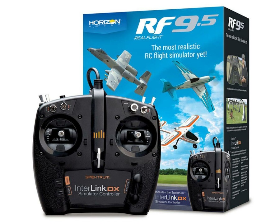 Learning * | Realflight 9.5 Flight Simulator W/Spektrum Dx Transmitter