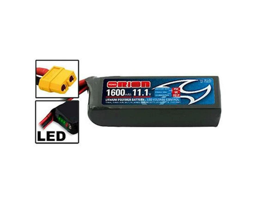 Batteries * | Team Orion Racing Drones Lipo 1600 11.1V 75C W/Xt-60 Connector