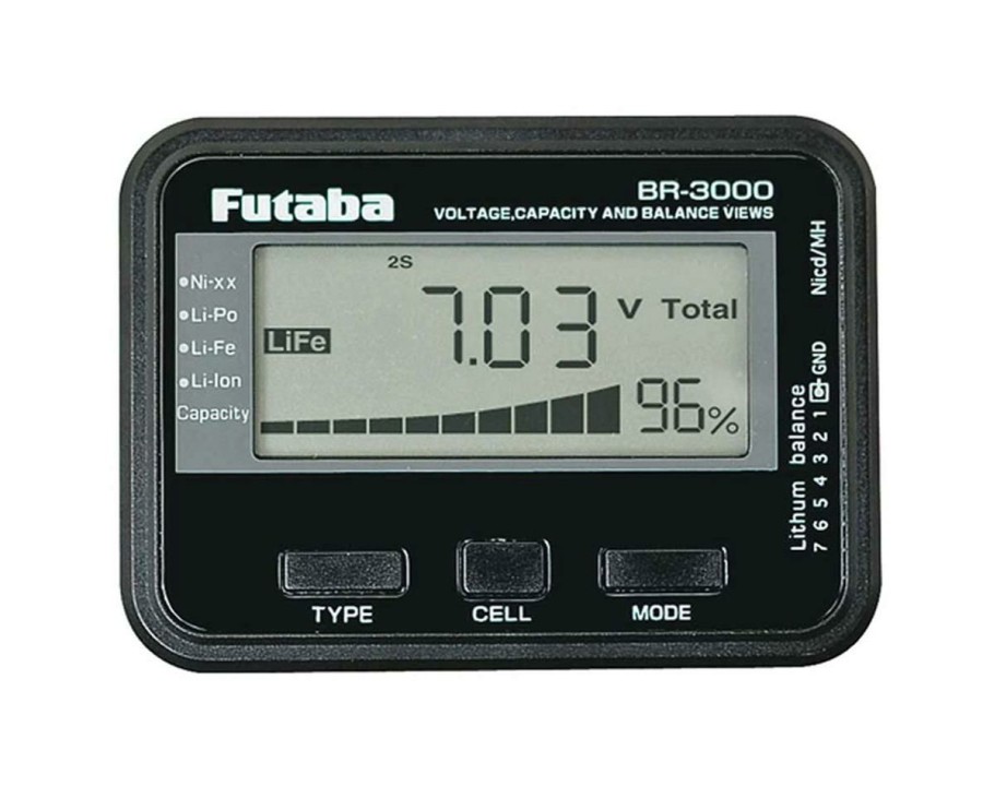 Batteries * | Futaba Br3000 Battery Checker