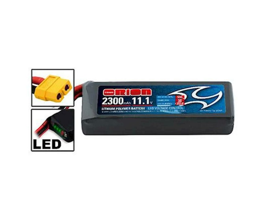 Batteries * | Team Orion Racing Drones Lipo 2300 11.1V 55C W/Xt-60 Connector