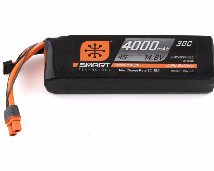 Batteries * | Spektrum Rc 4S Smart Lipo Battery Pack W/Ic3 Connector (14.8V/4000Mah)