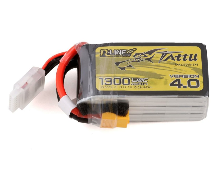 Batteries * | Tattu "R-Line 4.0" 6S Lipo Battery Pack 130C (22.2V/1300Mah) W/Xt60 Connector