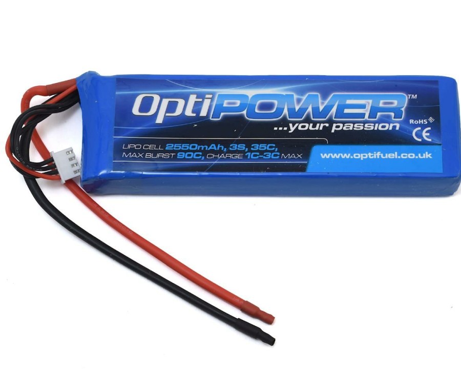 Batteries * | Optipower 3S 35C Lipo Battery (11.1V/2550Mah)