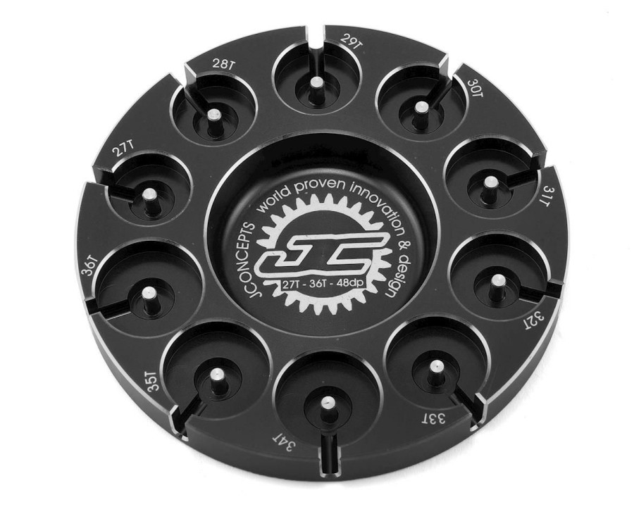 Charging * | Jconcepts Aluminum Pinion Puck Stock Range (Black)