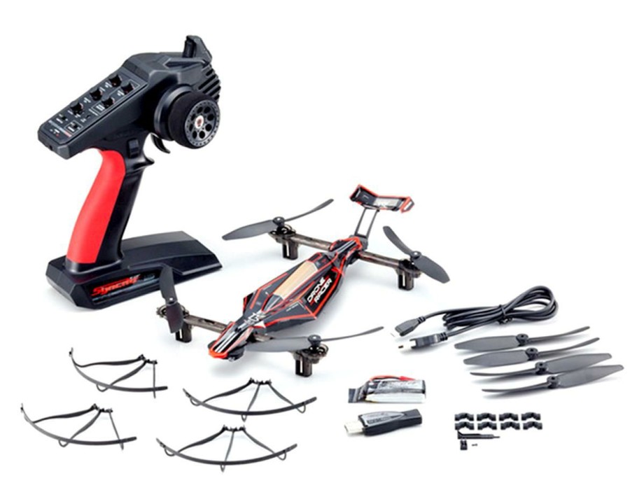 Kits * | Kyosho Zephyr Quadcopter Drone Racer Readyset (Black) W/2.4Ghz Radio, Battery & Charger